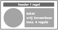 1x Picto + tekstvak + bovenregel